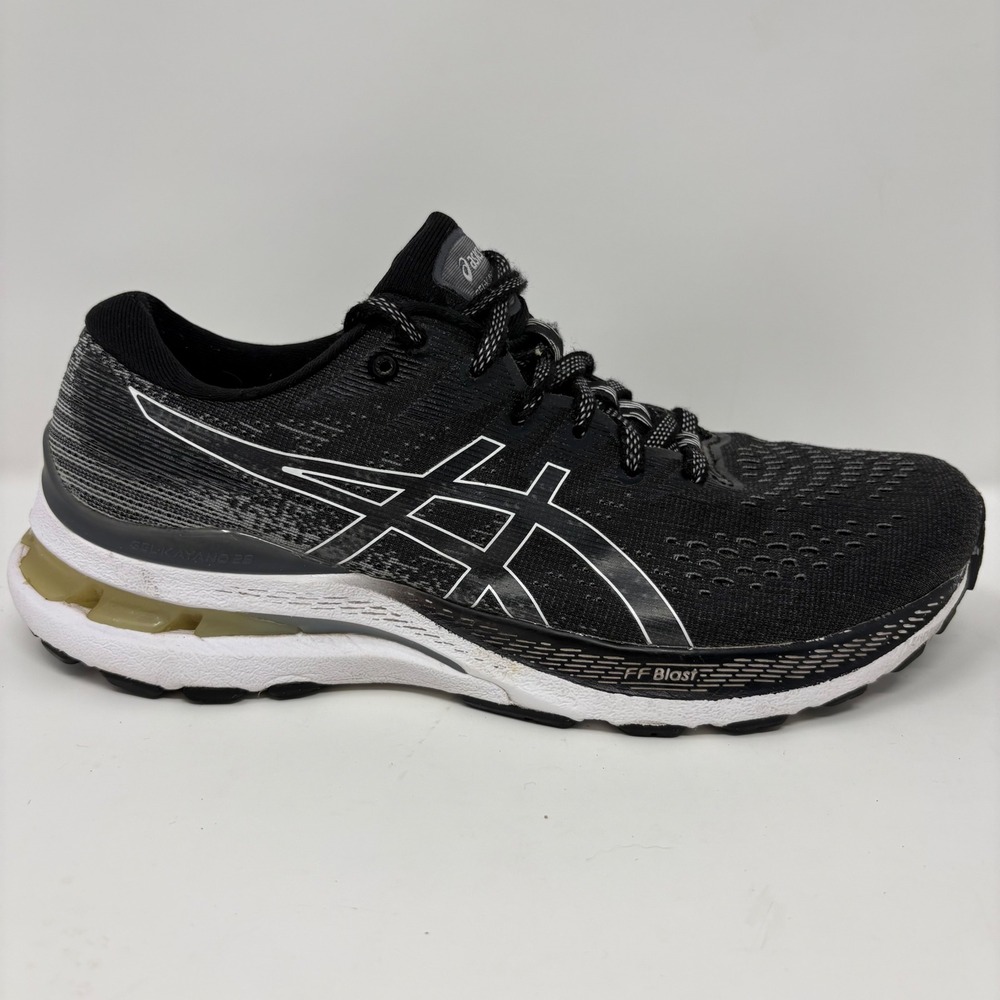 ASICS Gel-Kayano 28 Running Shoes Women's Size 7.5 Black Running Shoes 1012B047
